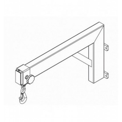 Kranarm Edelstahl - 280-800 mm