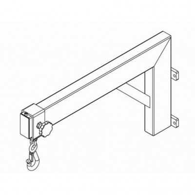 Kranarm Edelstahl - 280-600 mm - für Inox 200